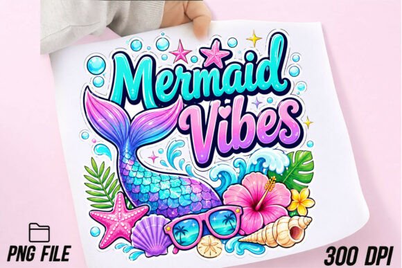 Download Mermaid Tail Summer Vibes PNG - Summer Collection
