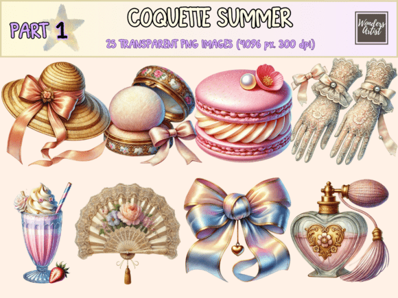 Download Coquette Summer P1 Clipart - Summer Collection