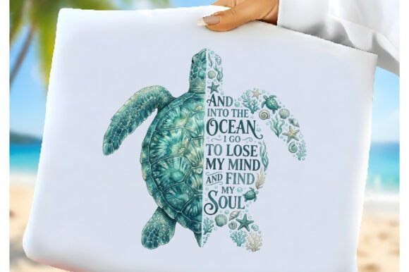 Download Summer Vibes Sea Turtle PNG - Premium Bundle
