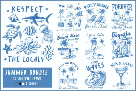 Download Summer Bundle Sea Beach Vacation Trips - Summer Collection