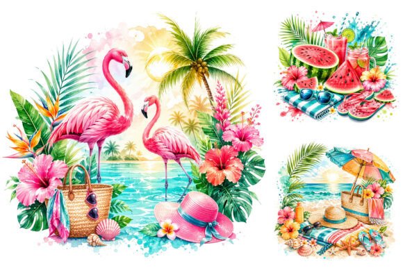 Download Tropical Summer Sublimation PNG Bundle - Summer Collection