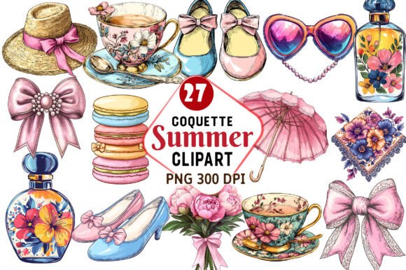 Download Coquette Summer Clipart - Summer Collection