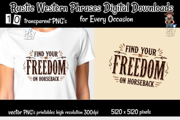 Download Rustic Western Phrases Digital Downloads - Digital downloads Collection