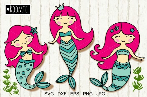 Download Mermaid SVG Mermaid Birthday Party Beach - Mermaid birthday Collection