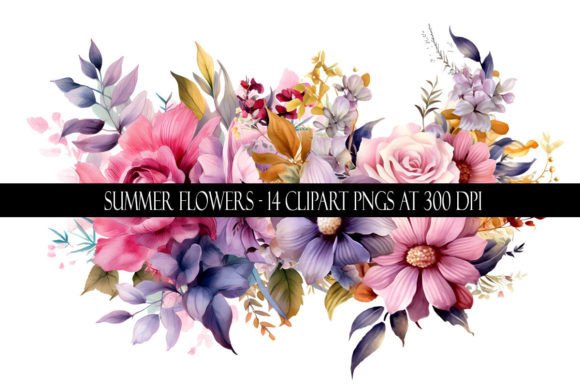 Download Summer Floral Clipart - Summer Collection