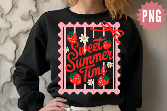 Download Sweet Summer Time Coquette Stamp PNG Des - Summer Collection