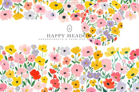 Download Colorful Summer Floral Clipart - Summer Collection