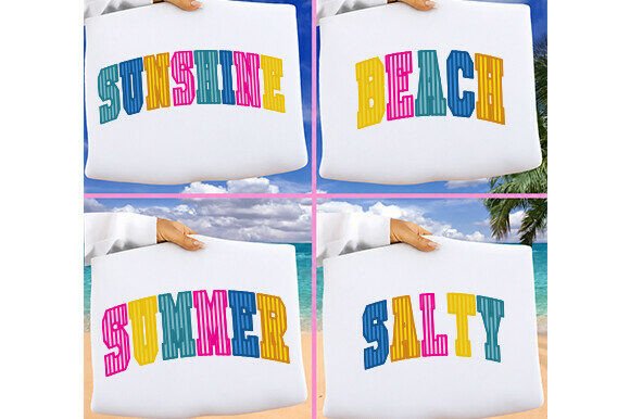 Download Stripes Summer Bundle Png, Salty Beach - Summer Collection